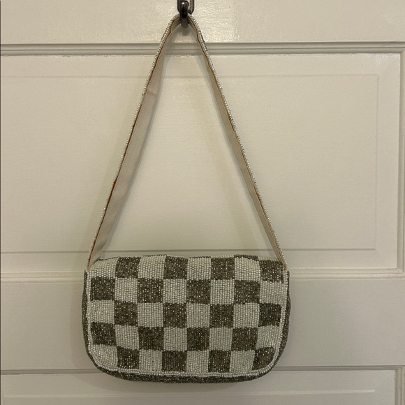 Anthropologie The Fiona Beaded Bag: Checker Edition - Picture 7 of 10